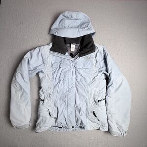The North Face Small Women's Lt Blue Ski Jacket Outdoor Hiking Climbing Camping